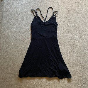 Garage Black Mini Skater Dress XS